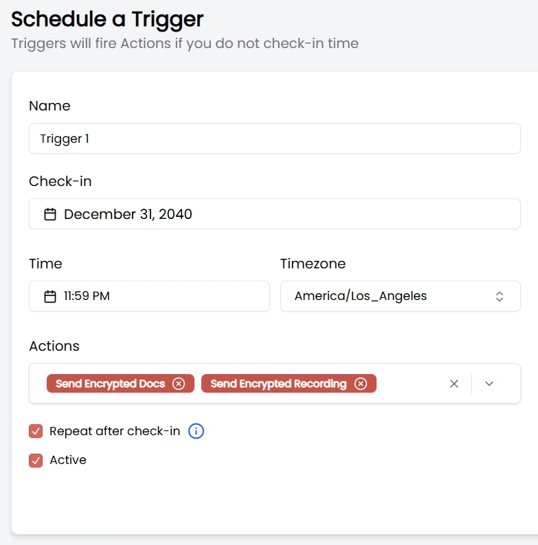 Fallbacks - How it works - Schedule Triggers - step 4
