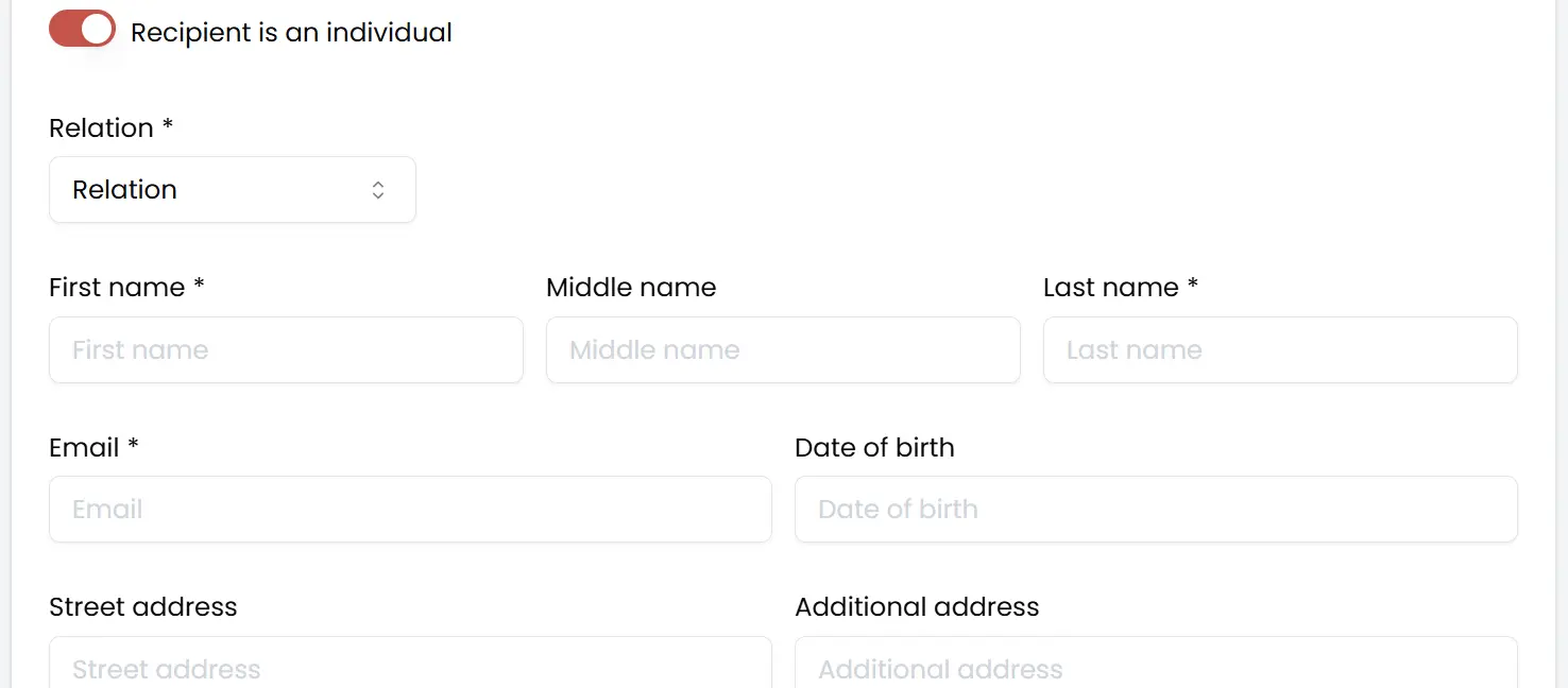 Fallbacks - How it works - Designate Recipients - step 2